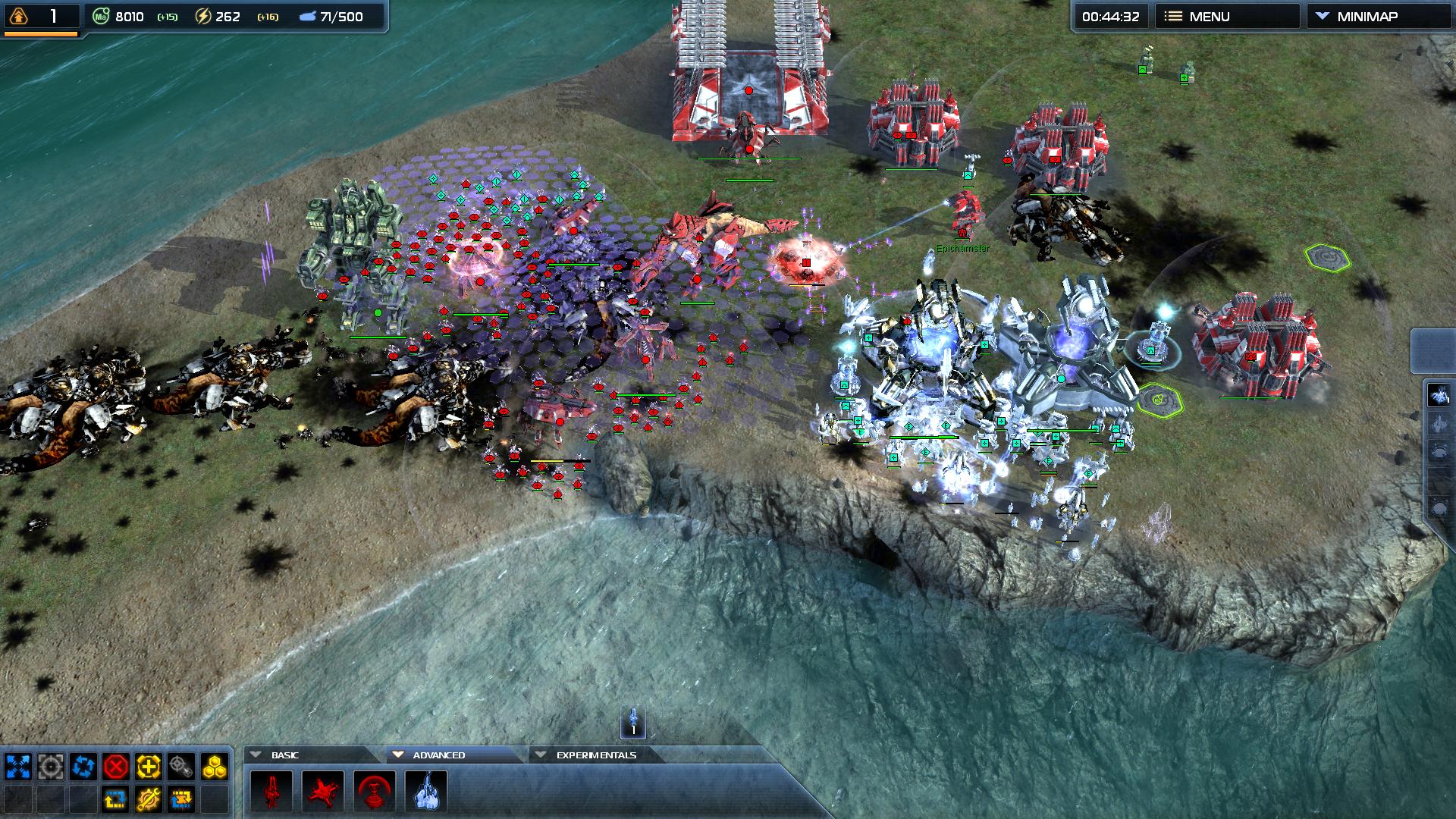 Supreme Commander zoomed in